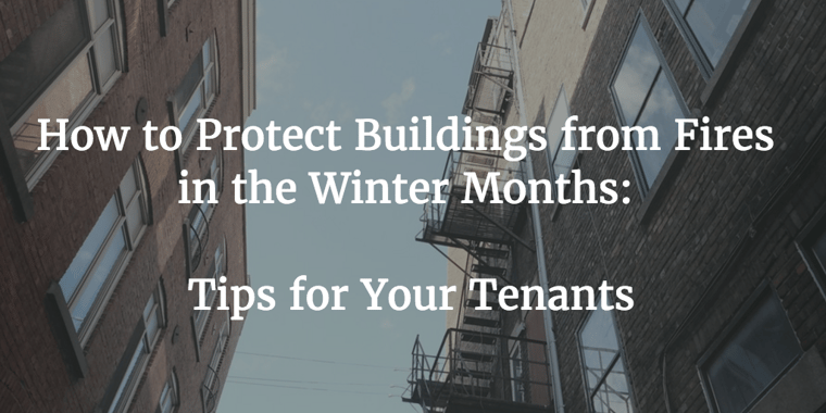 prevent winter fires, tips for tenants